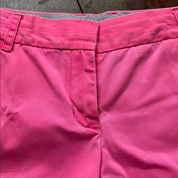 J. Crew shorts neon pink Chino cotton size 4 - Picture 6 of 8